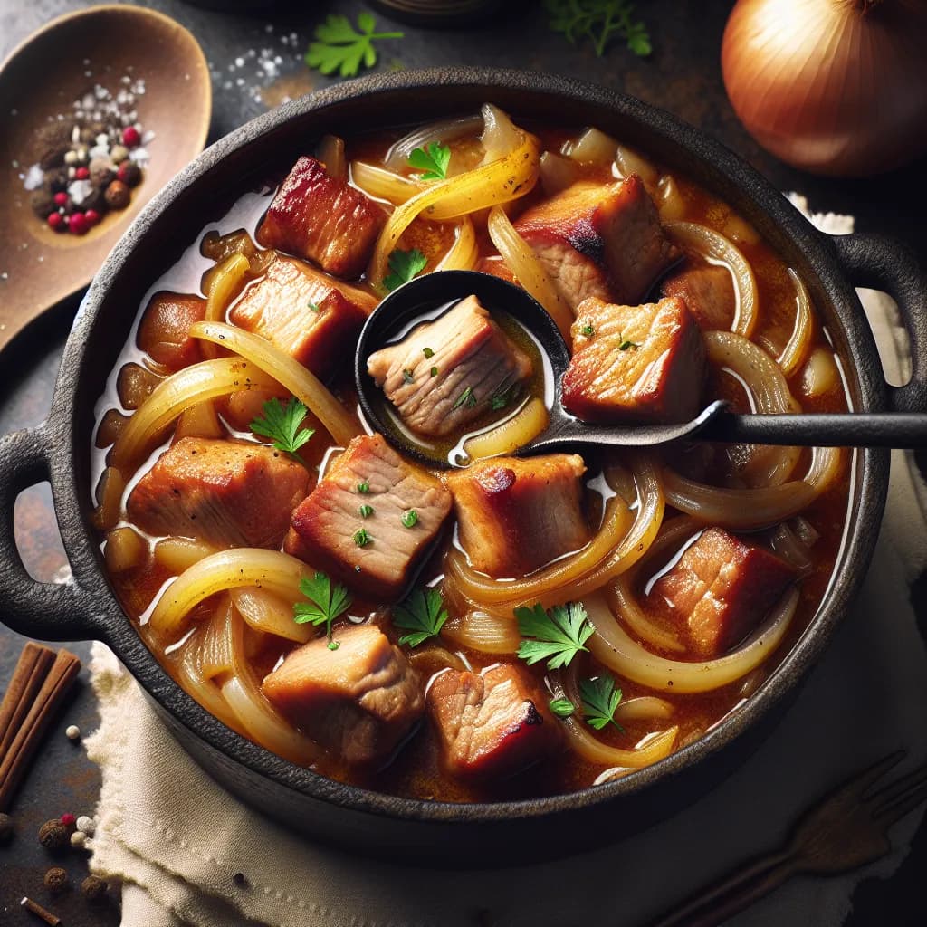 Pork and Onion Stew