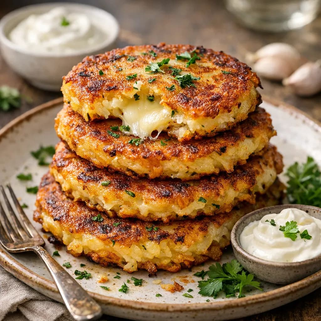 Potato & Cheese Pancakes