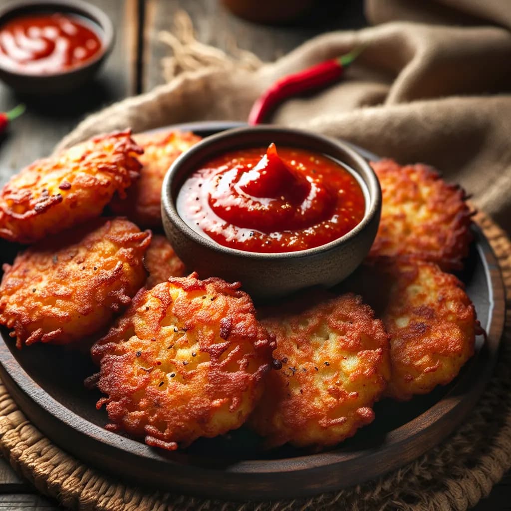 Potato Rice Flour Fritters
