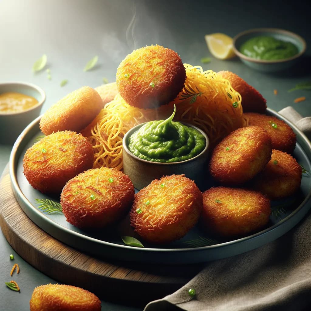 Potato Vermicelli Cutlets