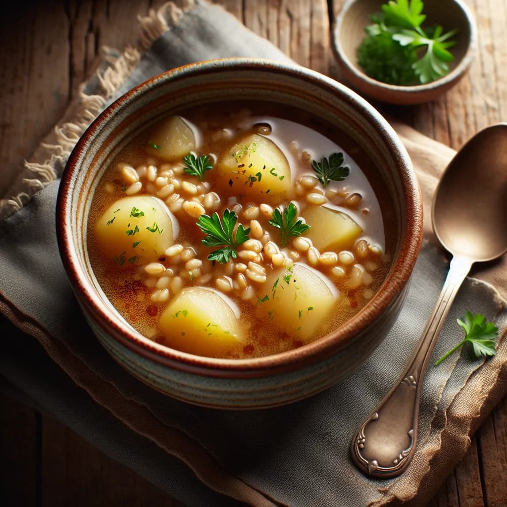 Potato and Barley Soup
