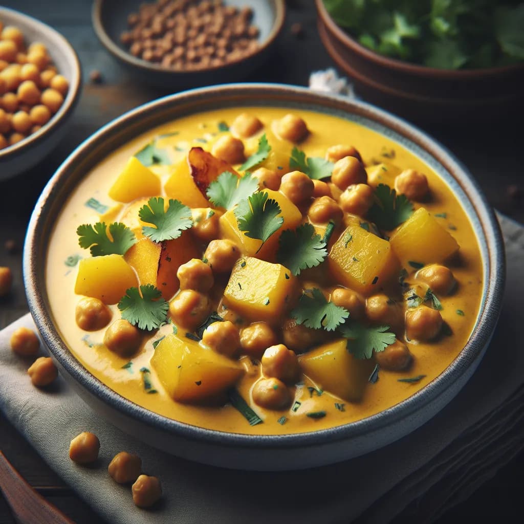 Potato and Chickpea Curry