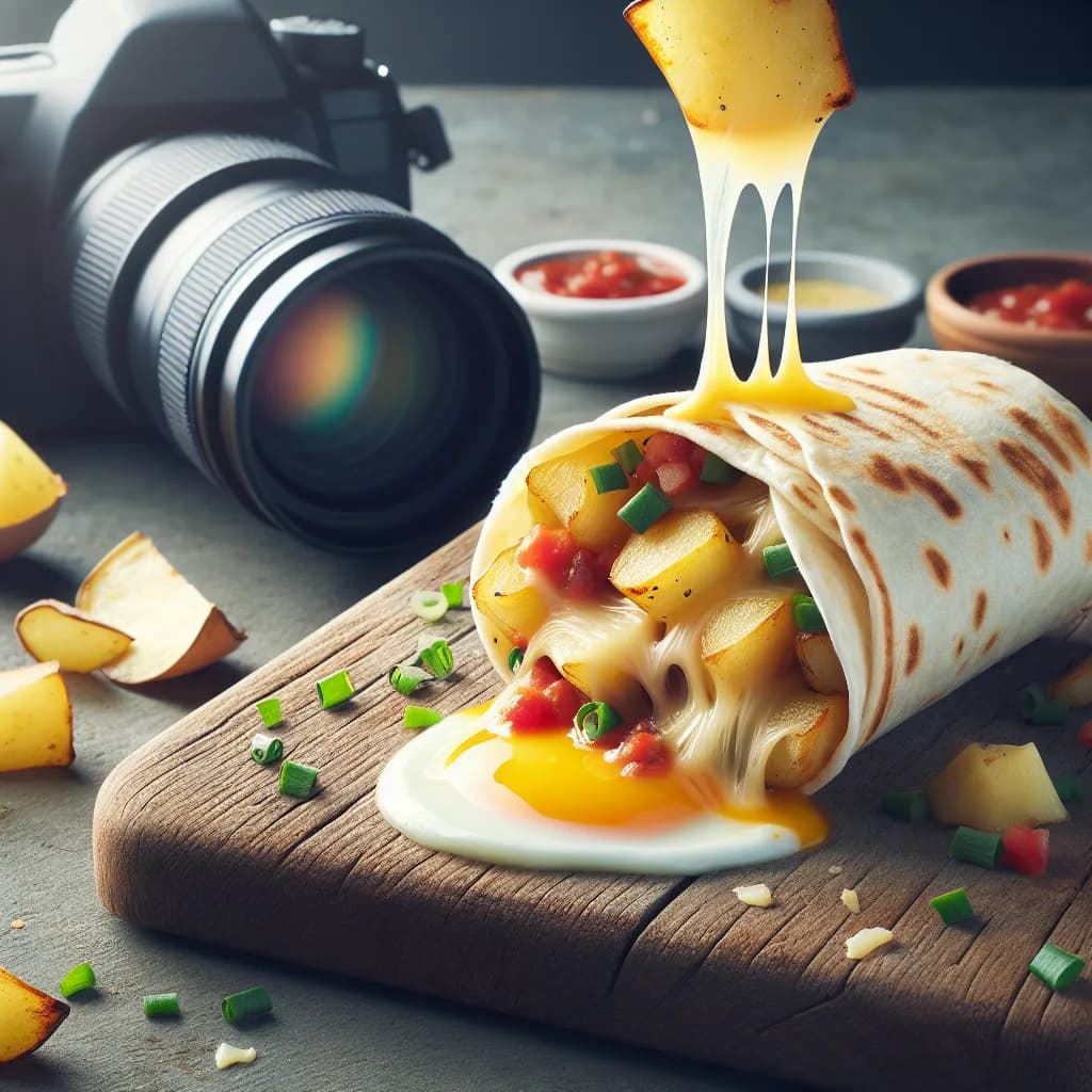 Potato and Egg Wrap