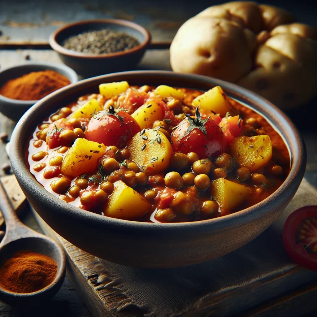 Potato and Lentil Curry