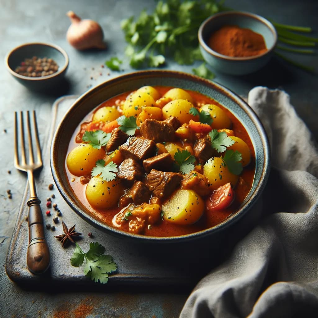 Potato and Meat Curry