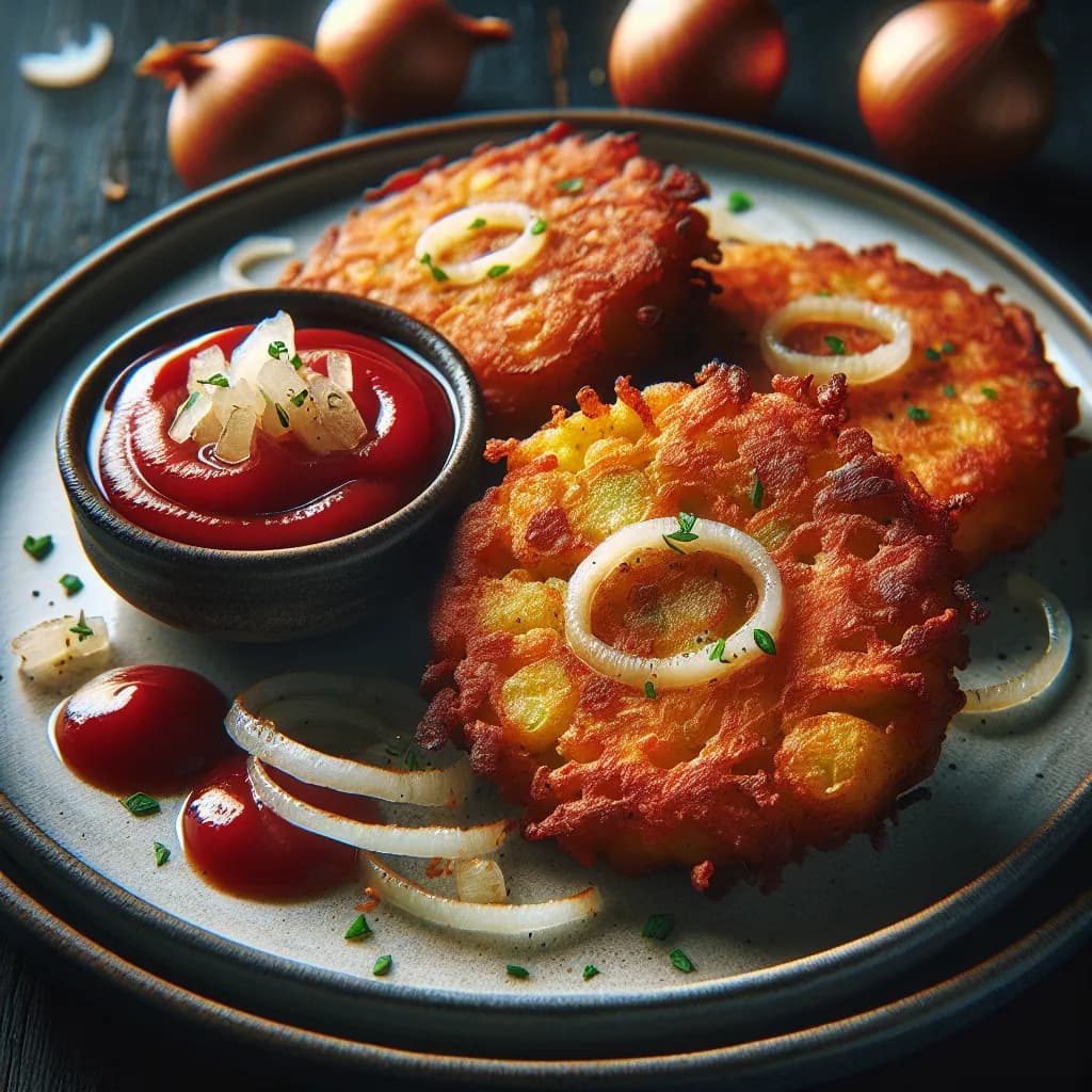 Potato and Onion Fritters