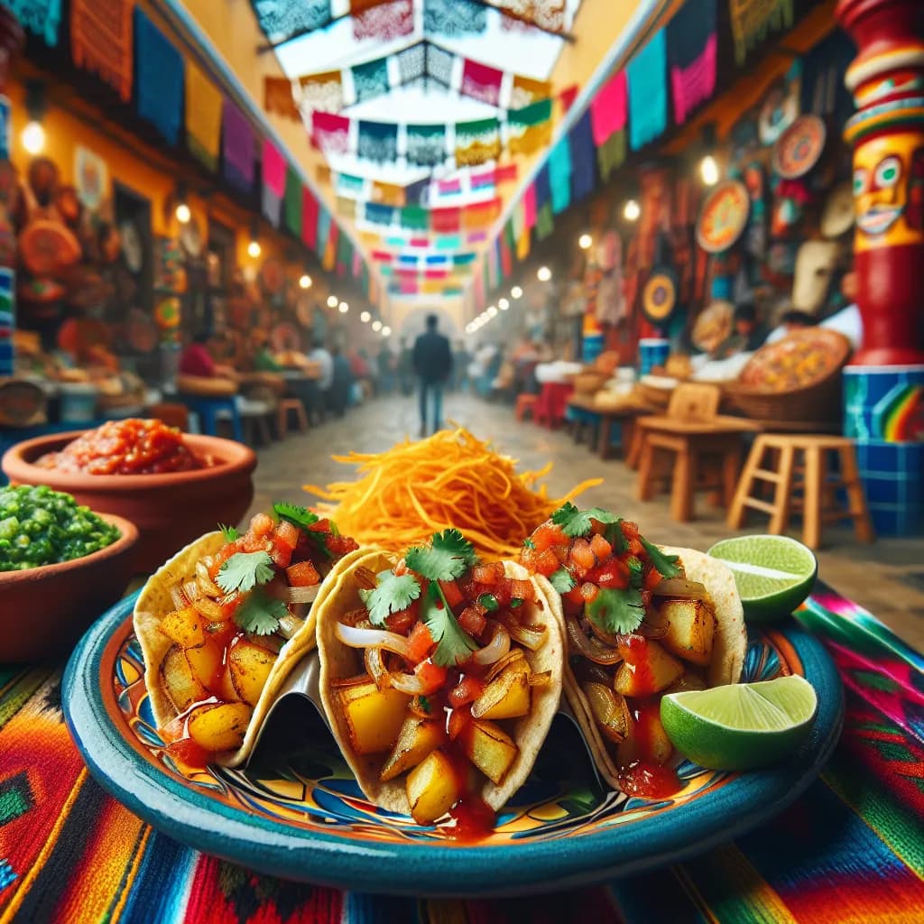 Potato and Onion Tacos