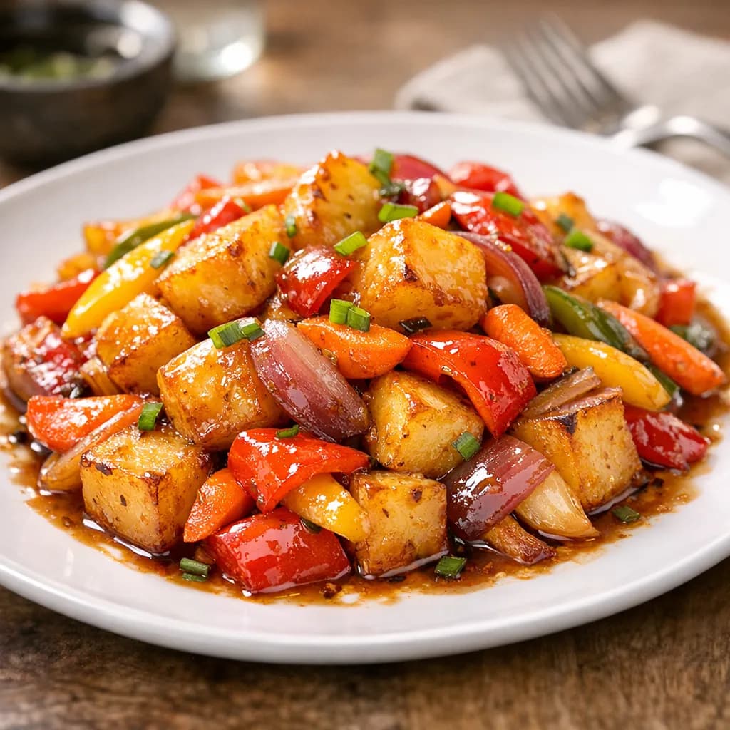 Potato and Vegetable Stir-Fry