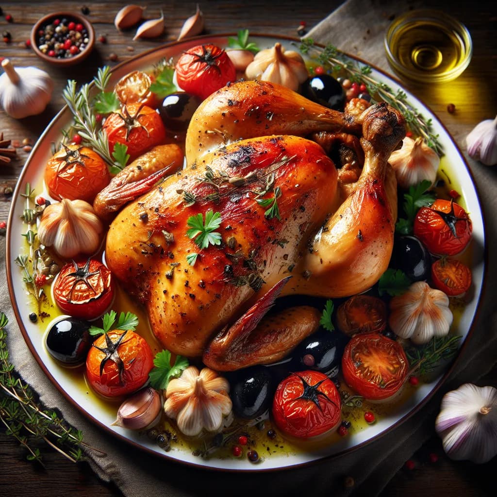 Poulet à la Provençale