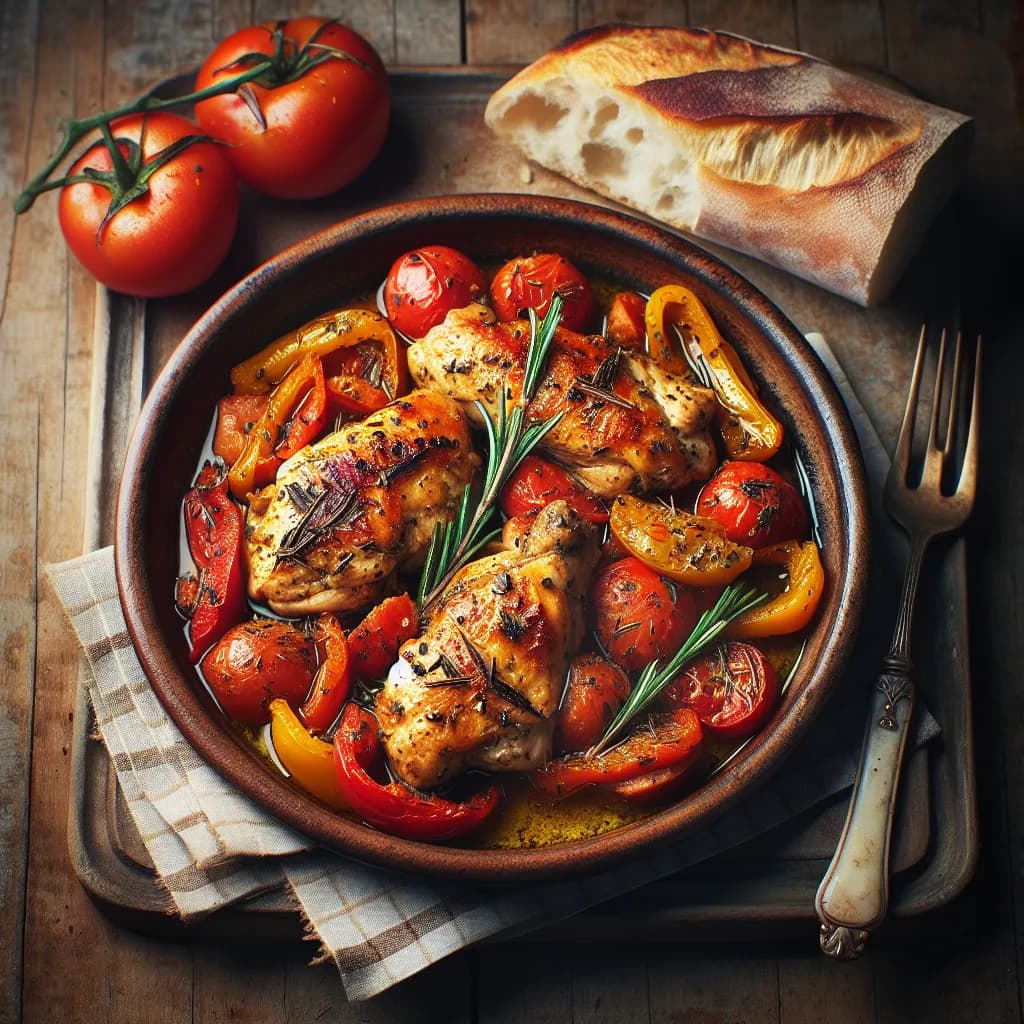 Poulet à la Provençale