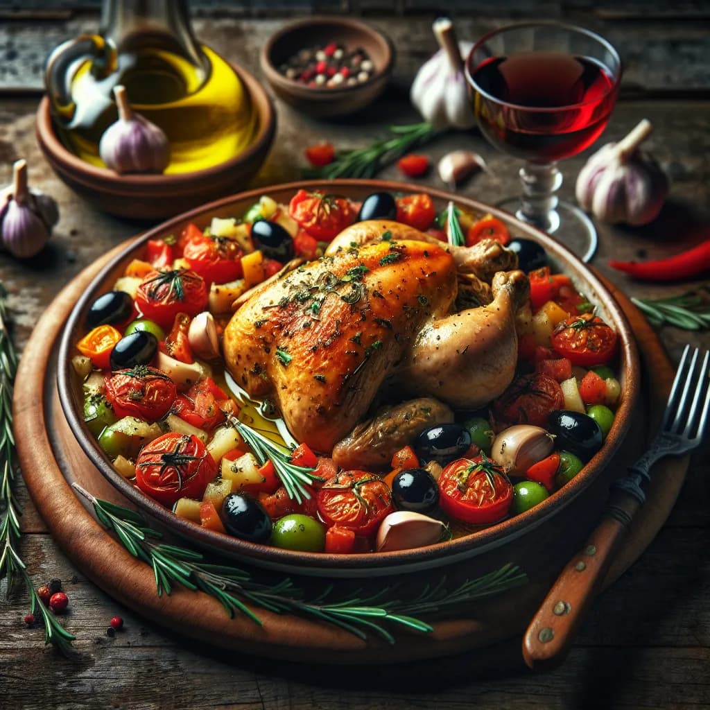 Poulet à la Provençale