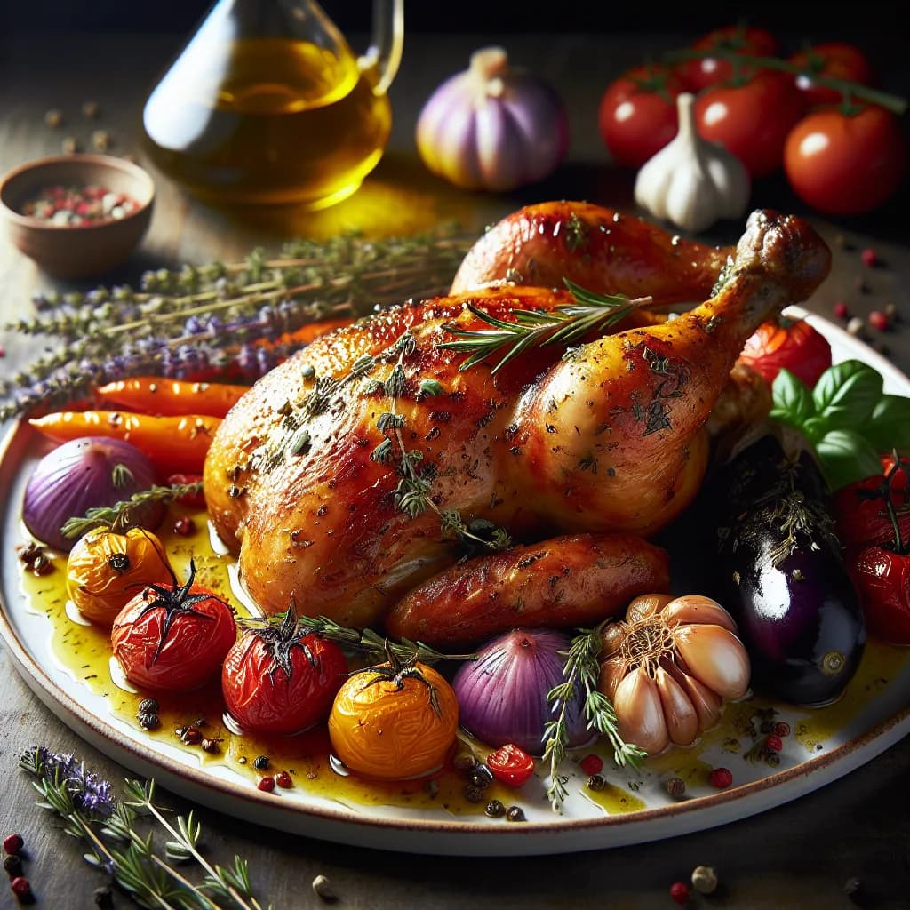 Poulet à la Provençale