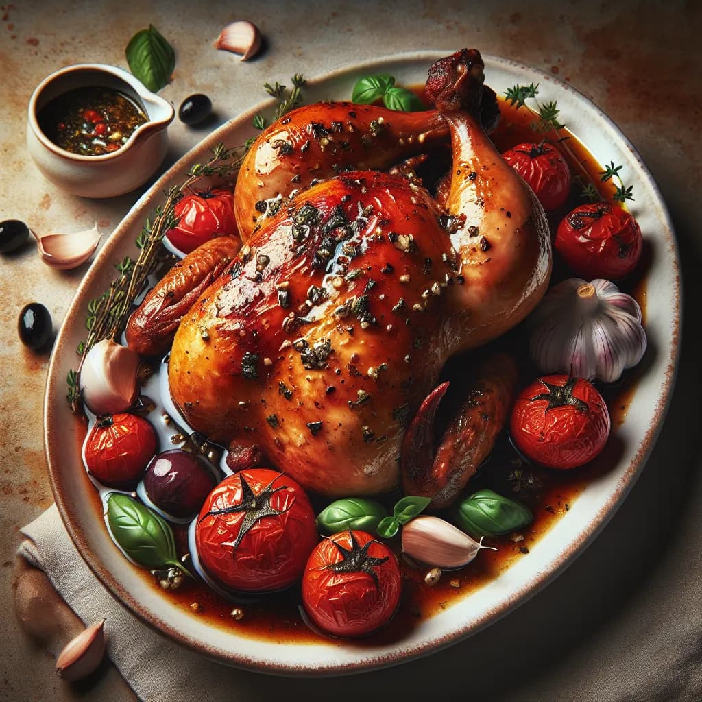 Poulet à la Sauce Provençale