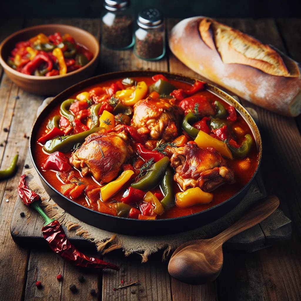 Poulet Basquaise