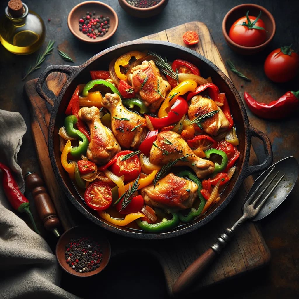 Poulet Basquaise