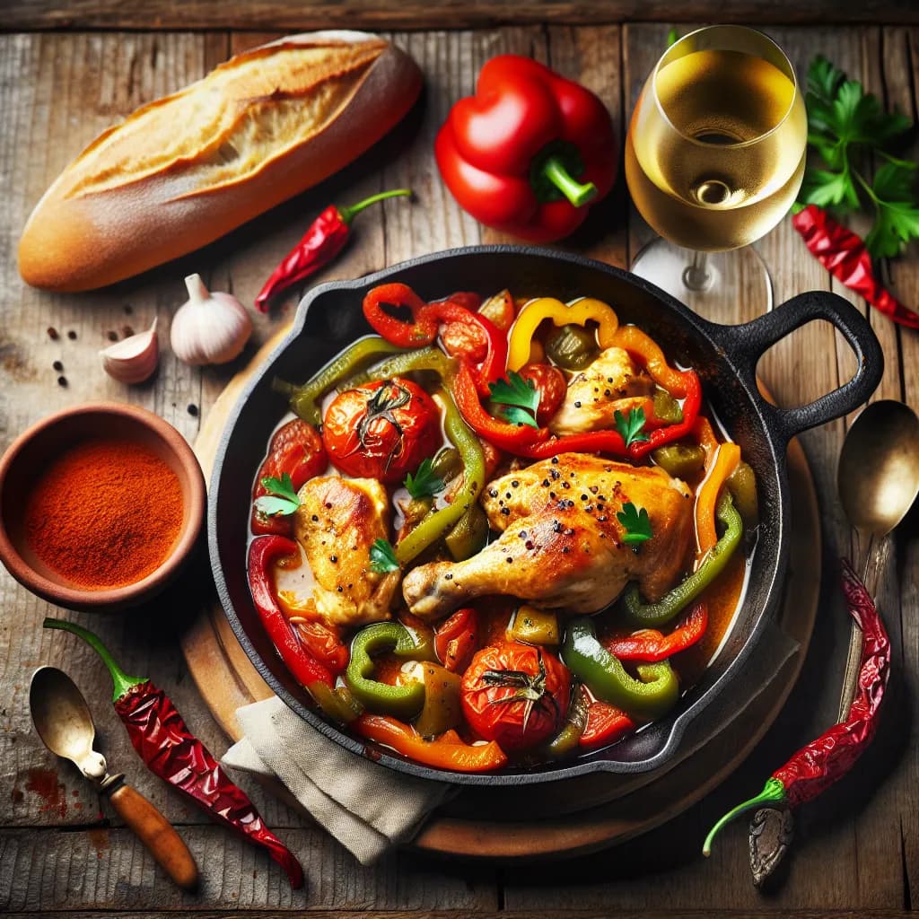 Poulet Basquaise