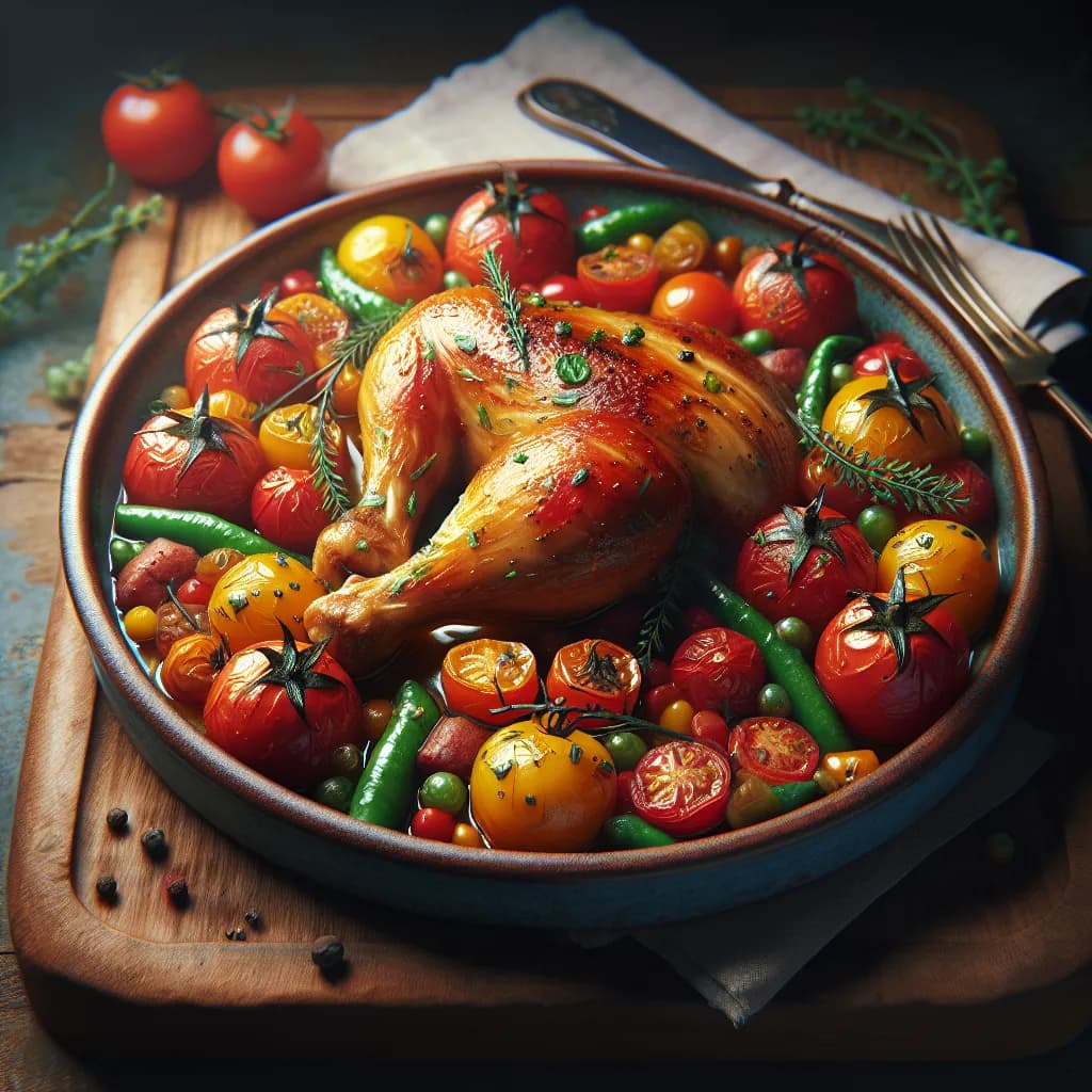 Poulet Basquaise