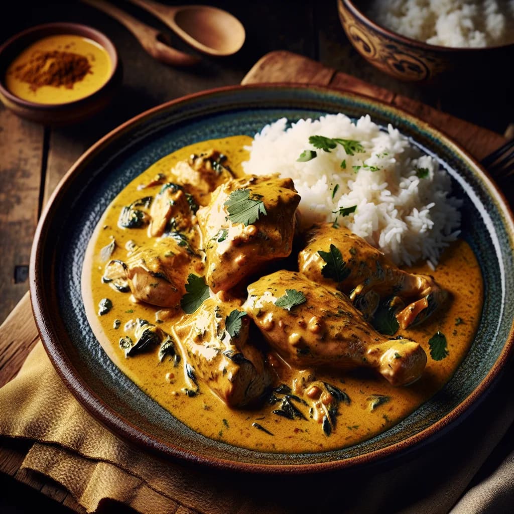 Poulet Curry et Lait de Coco