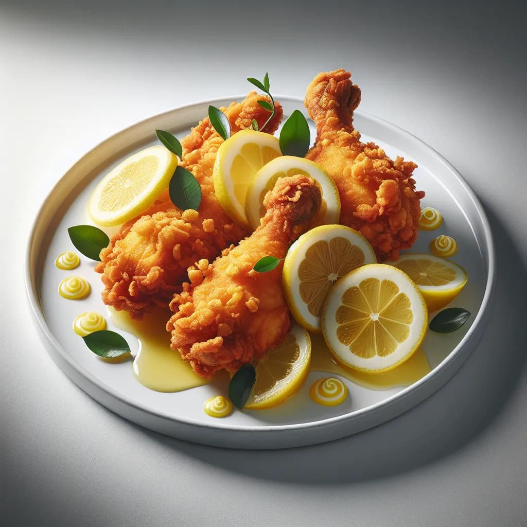 Poulet Frit au Citron