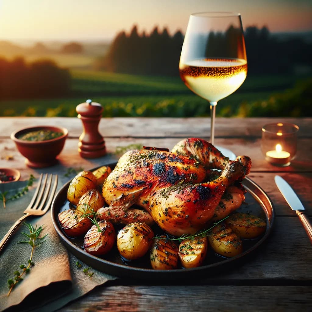 Poulet Grillé aux Herbes