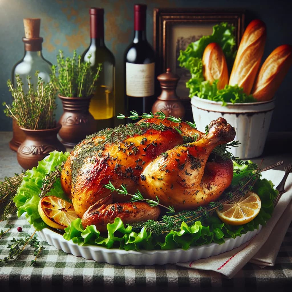 Poulet Rôti aux Herbes