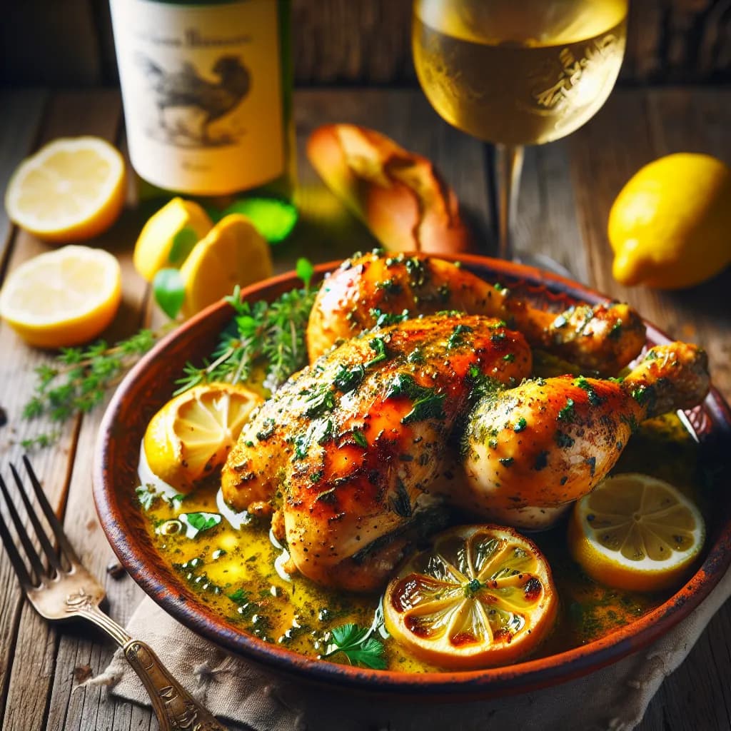 Poulet au Citron et Herbes