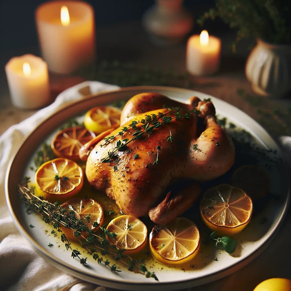 Poulet au Citron et Thym