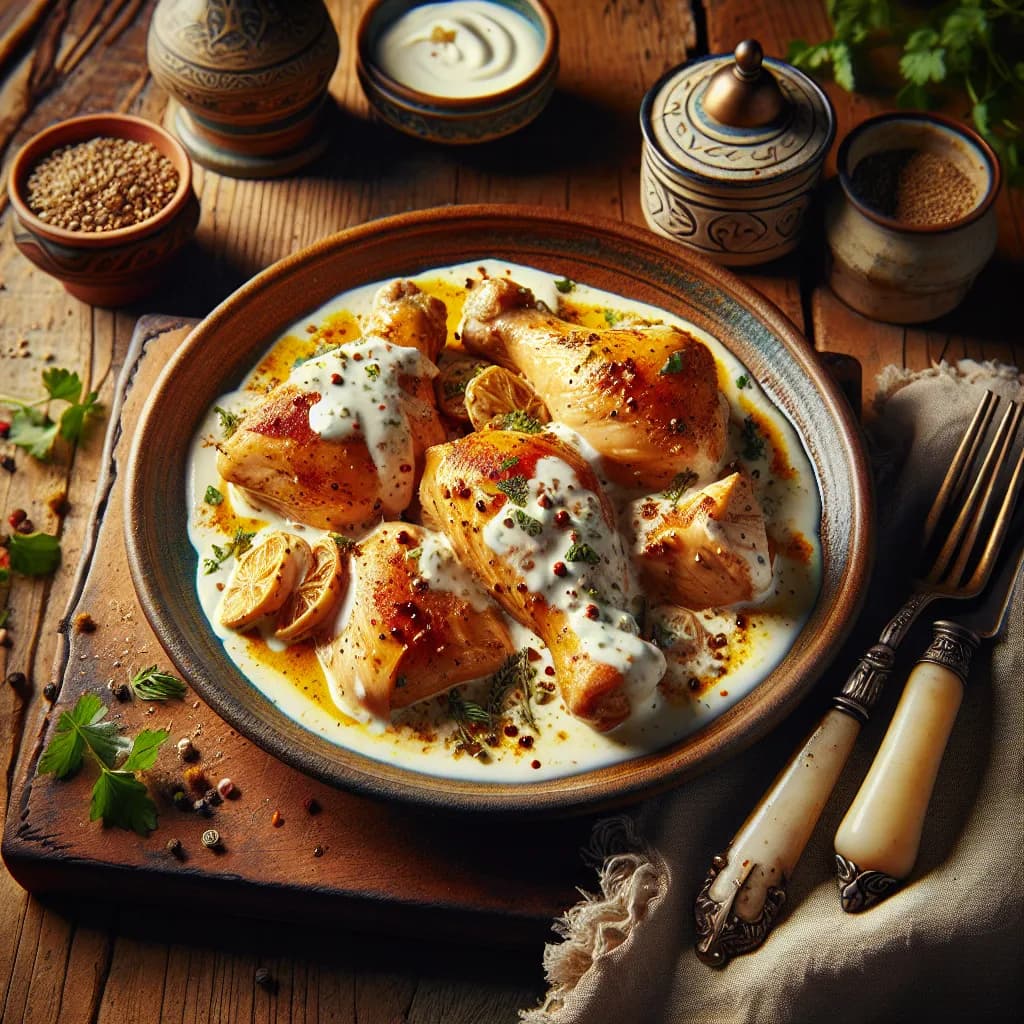 Poulet au Yaourt Épicé