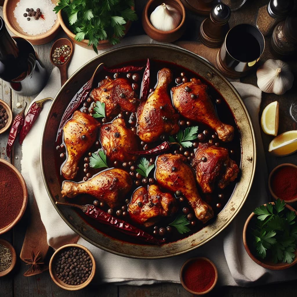Poulet au piment fort