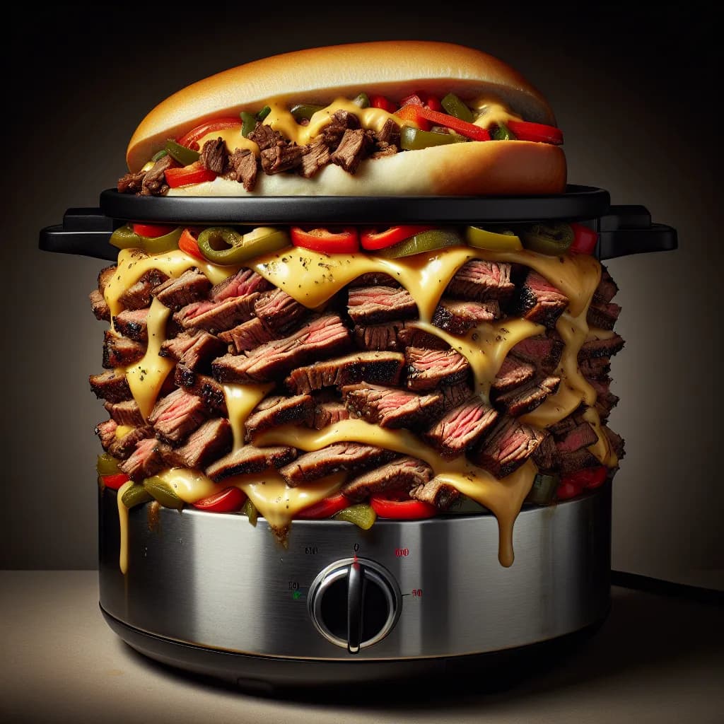 Pressure Cooker Philly Cheesesteak