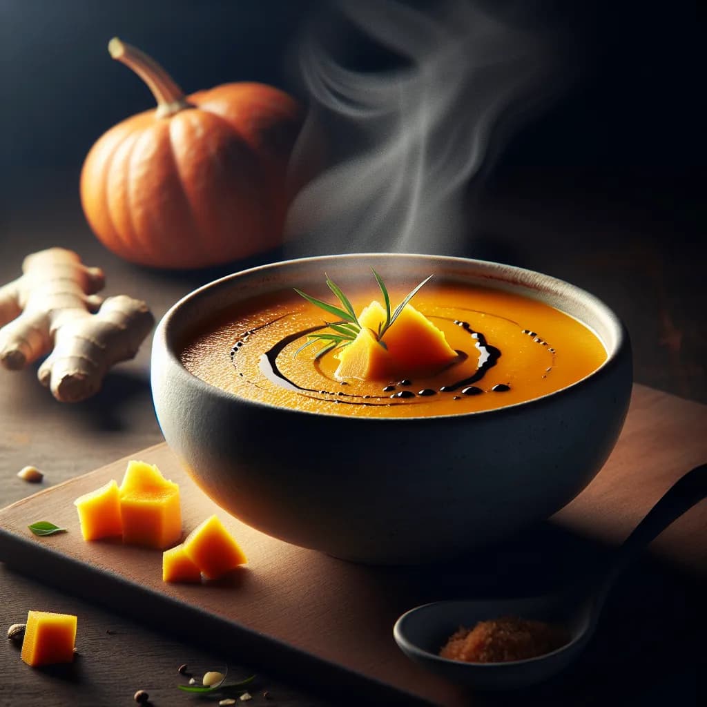 Pumpkin and Ginger Soup