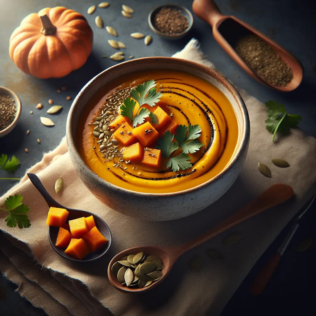 Pumpkin and Sweet Potato Soup