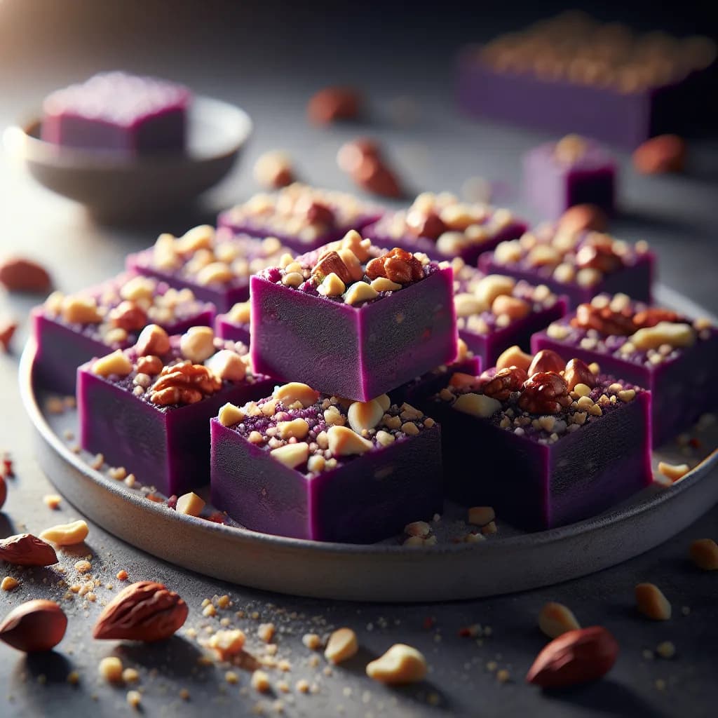 Purple Sweet Potato Bars