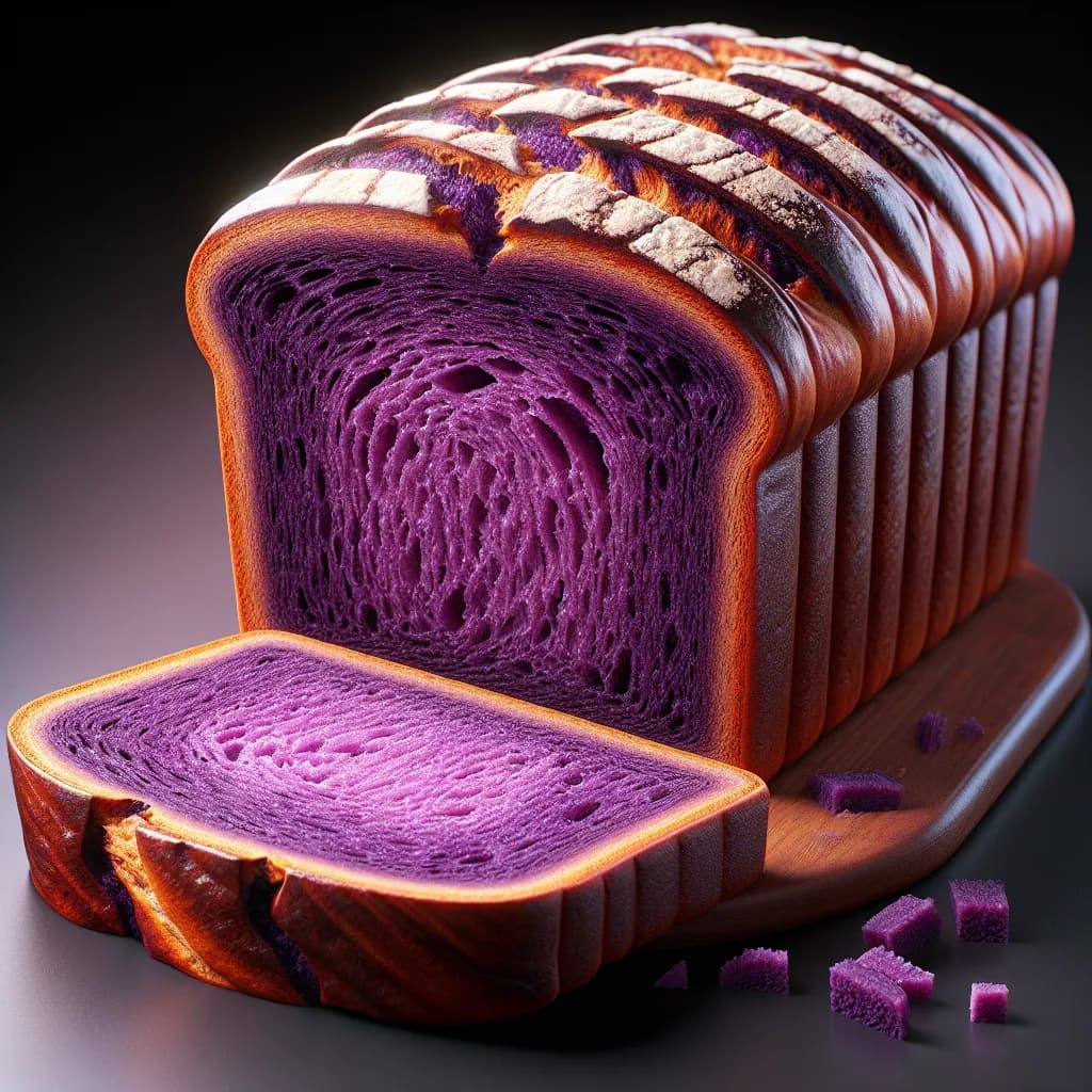 Purple Sweet Potato Bread