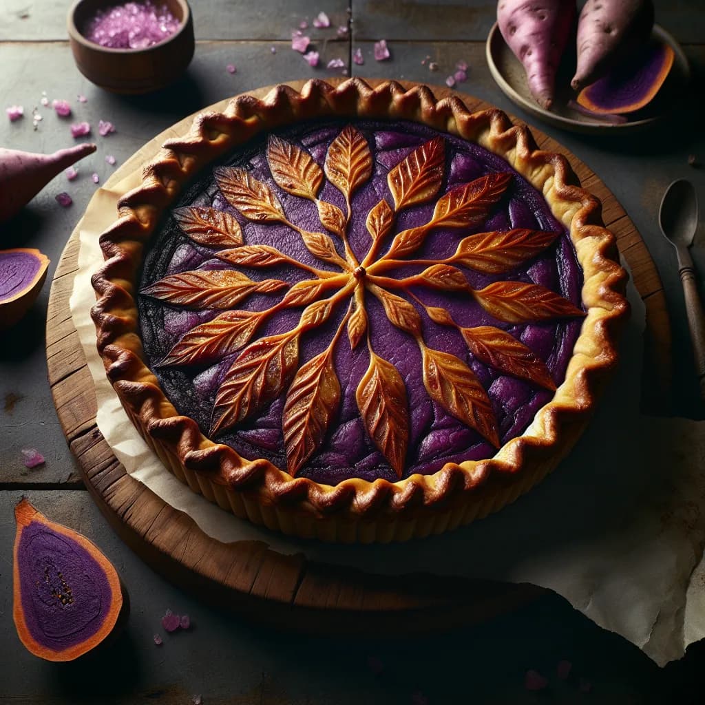 Purple Sweet Potato Pie