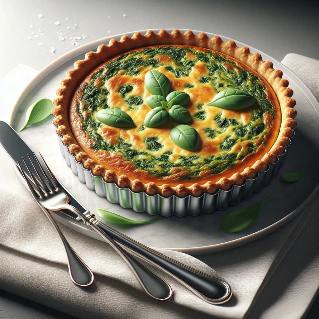 Quiche Leggera di Spinaci