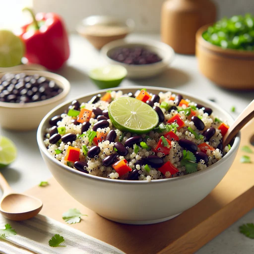 Quinoa and Black Bean Salad