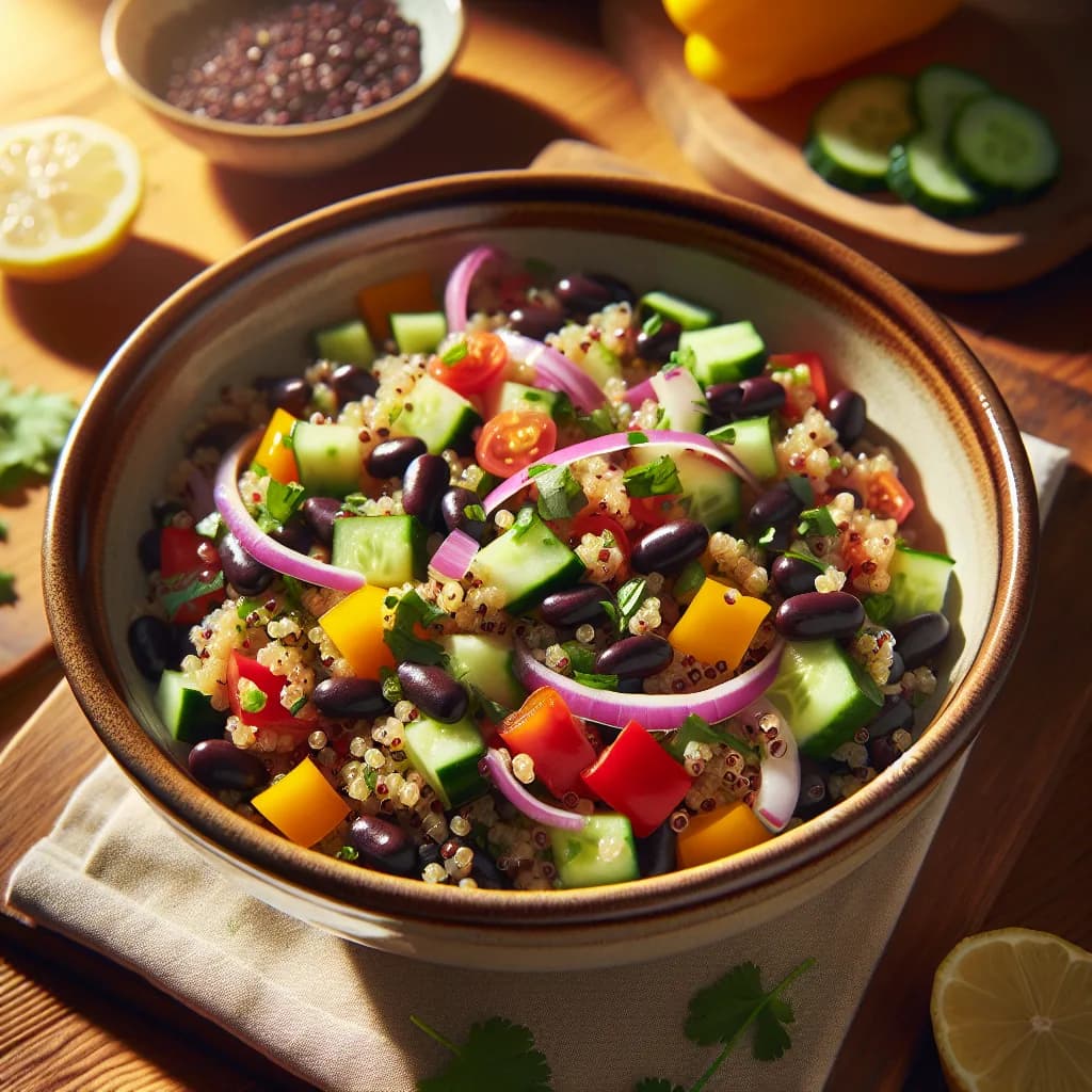 Quinoa and Black Bean Salad