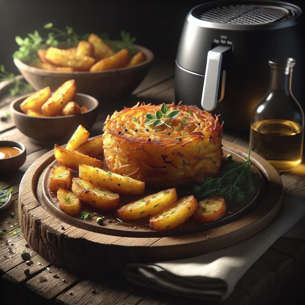 Rösti di Patate alla Friggitrice ad Aria