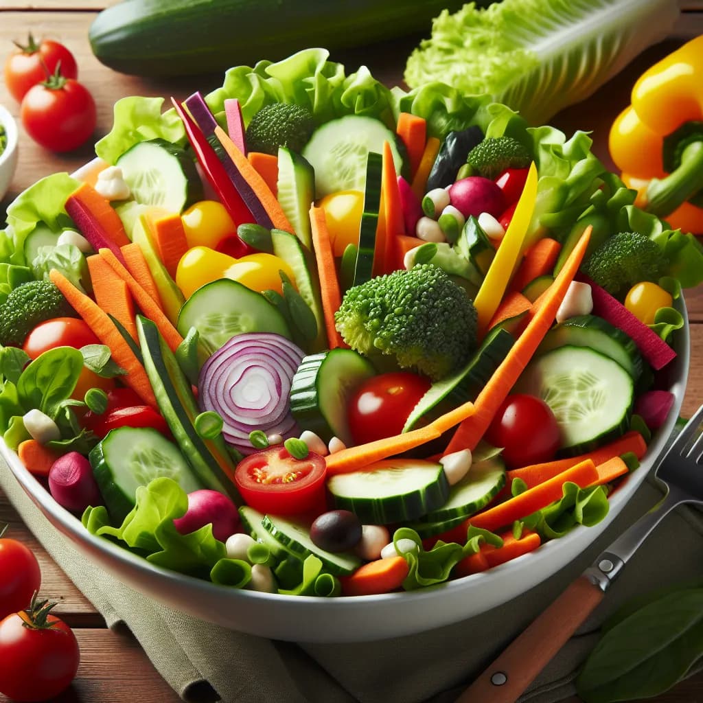 Rainbow Vegetable Salad