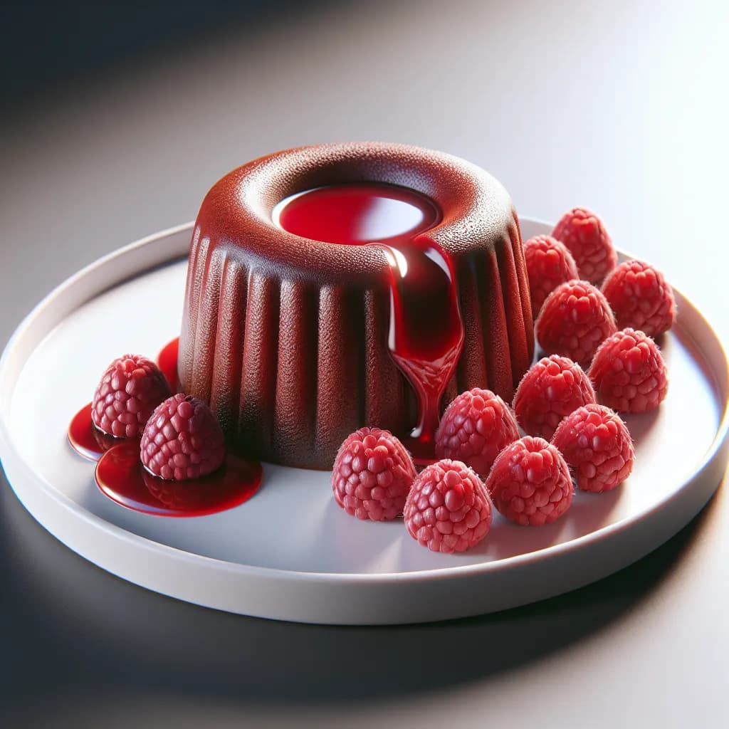 Raspberry Lava Cake