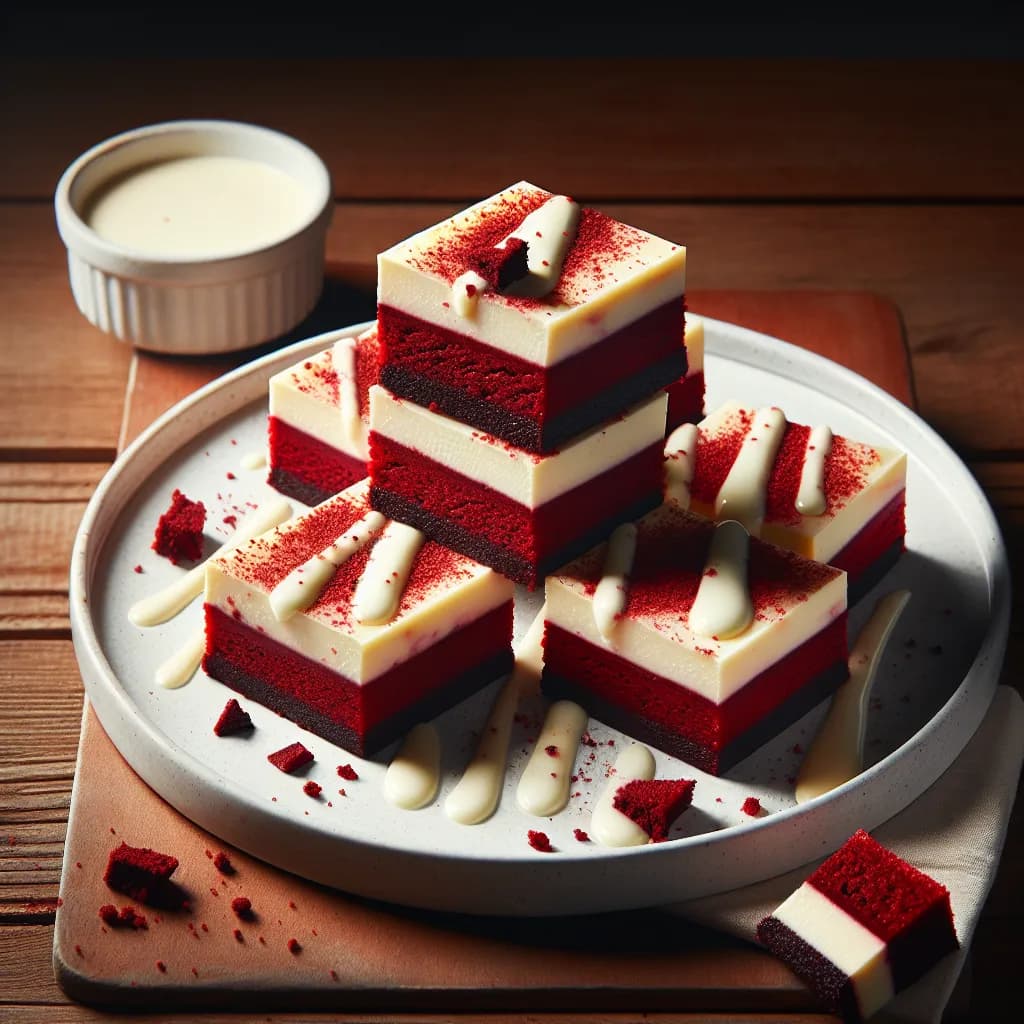 Red Velvet Cheesecake Bars