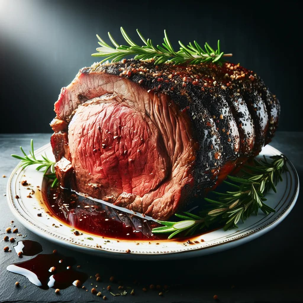 Red Wine and Rosemary Prime Rib Roast