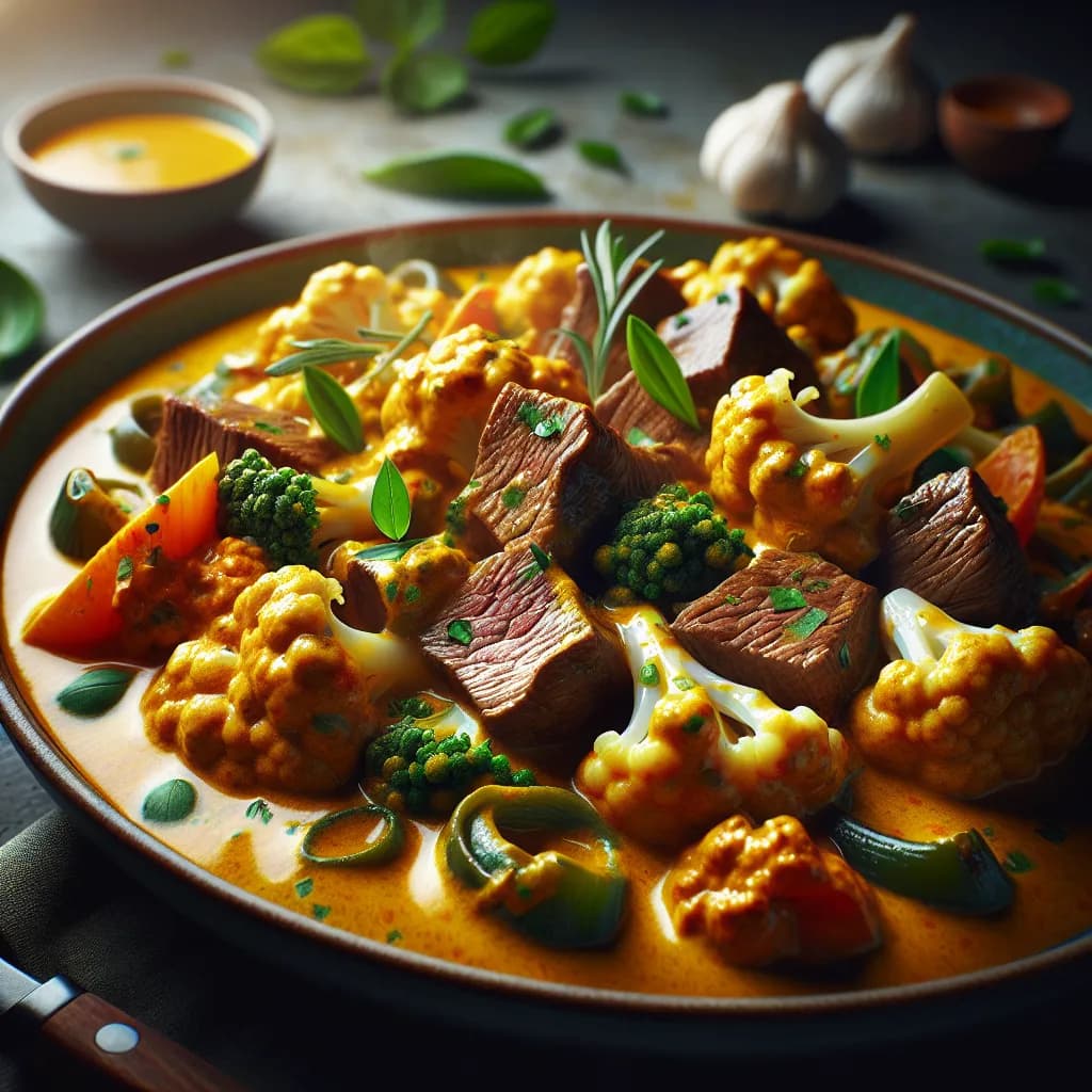 Rinder-Karfiol-Curry