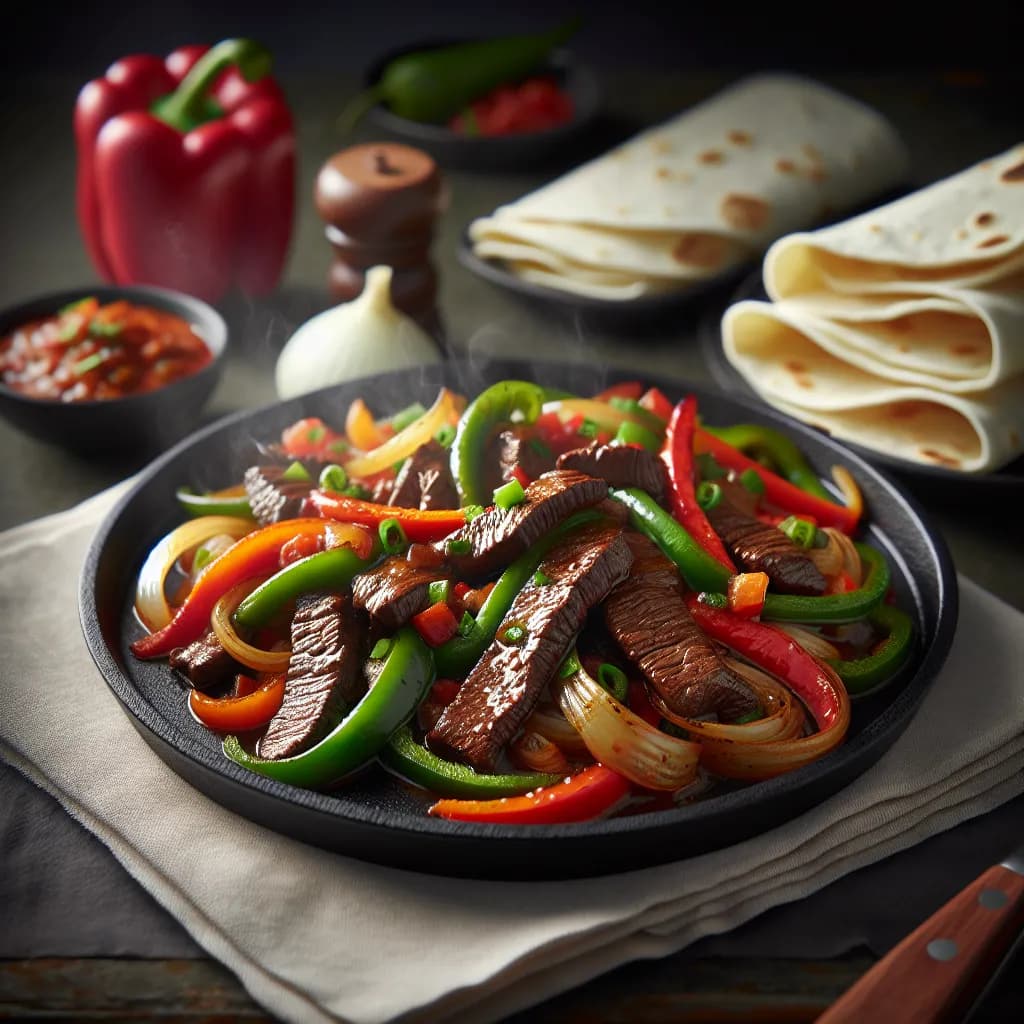 Rindfleisch Fajitas