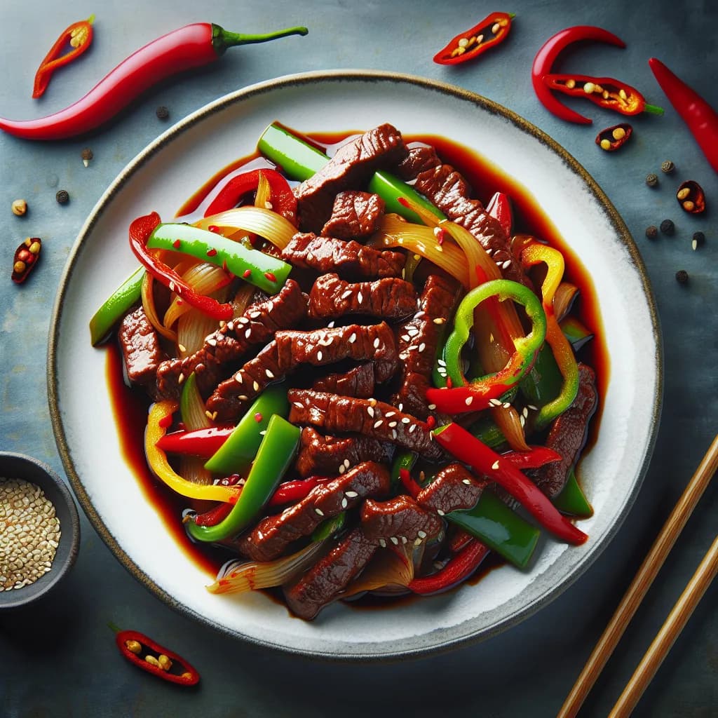 Rindfleisch Szechuan-Art