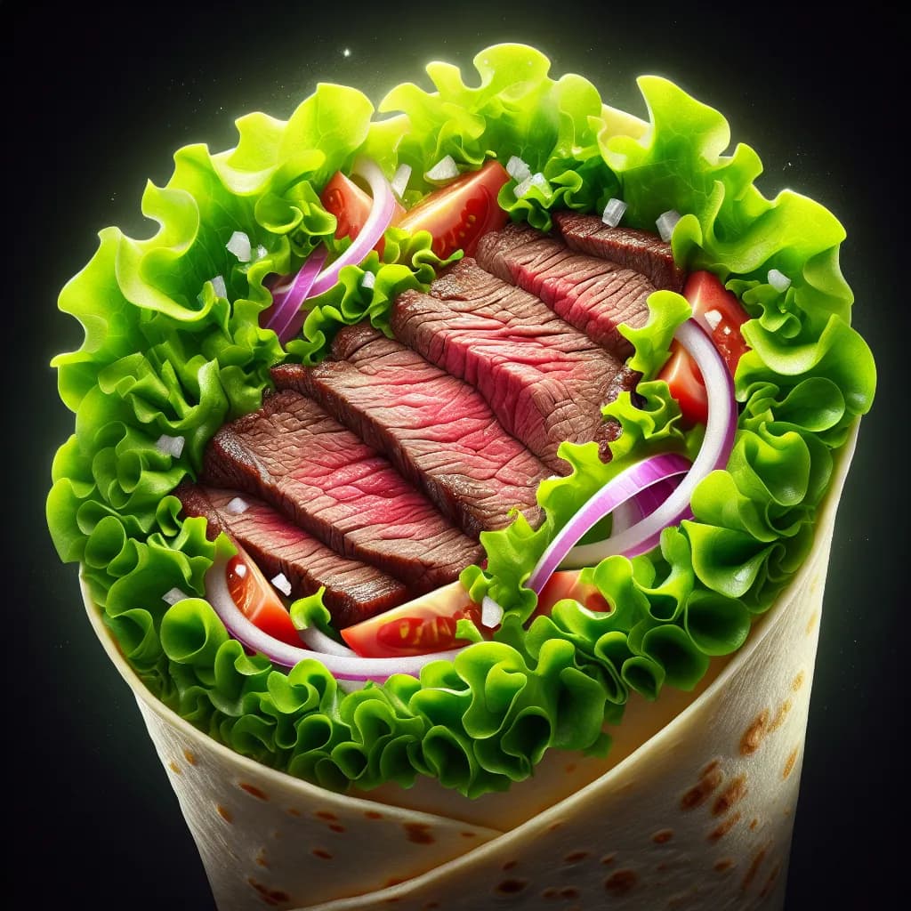 Rindfleisch-Wrap