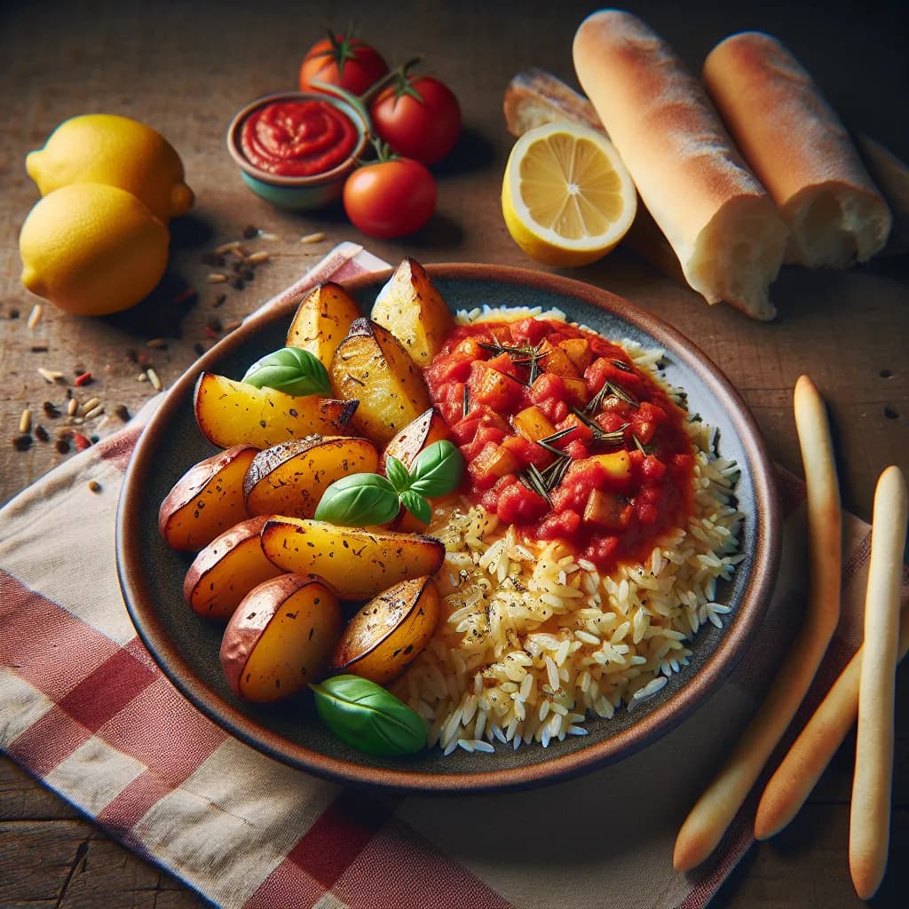 Riso e Patate alla Pizzaiola