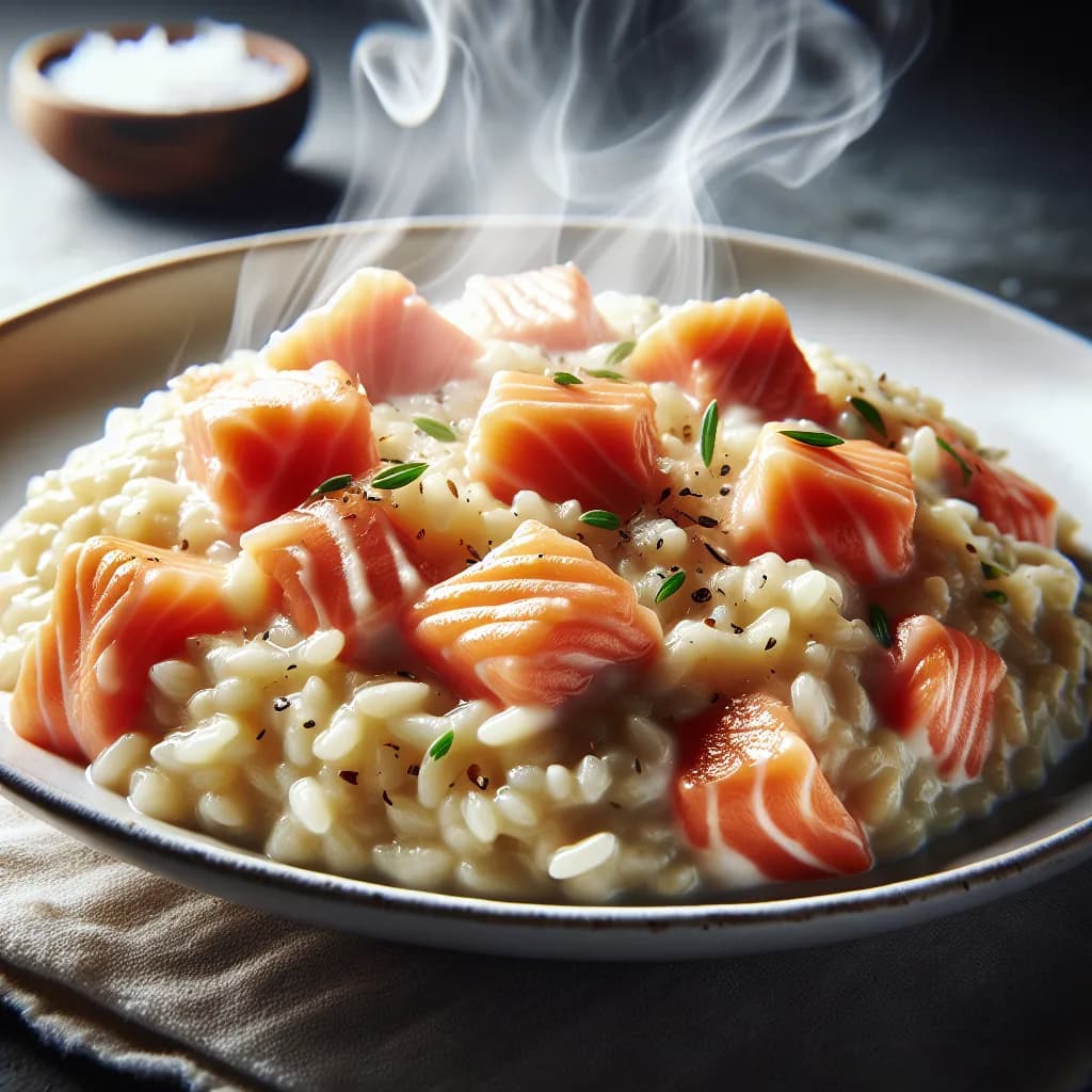 Risotto al Salmone e Formaggio