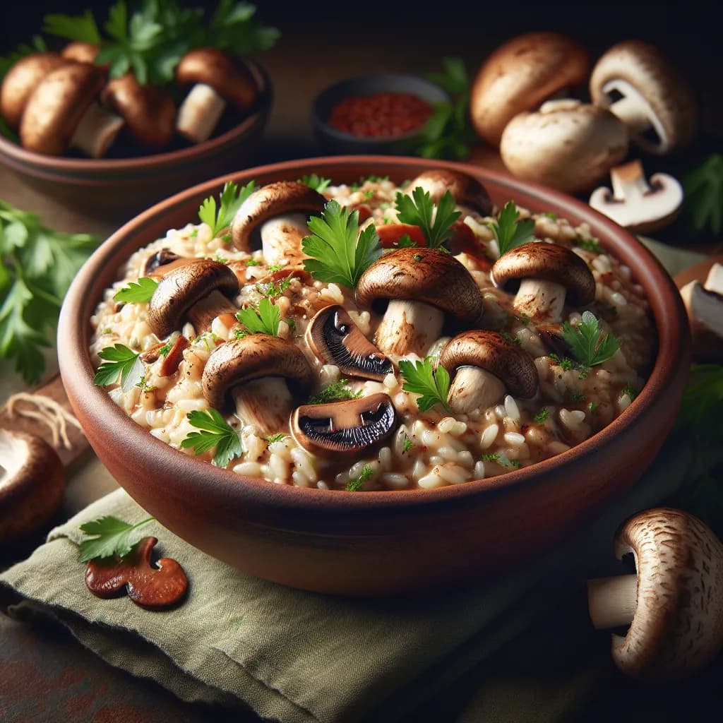 Risotto aux Champignons d'Automne